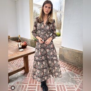 Emerson Fry India Collection Thalia Organic Frances Dress 3 Size L